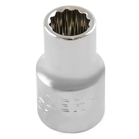 Soquete Estriado Encaixe 1/2 12mm Crv - 204003bbr - Belzer Soquete Estr.enc.1/2-12mm Crv Belzer