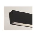 Ver imagem 2 de Luminária Pendente Retangular 125cm Preto + 1 Lâmpada TuboLED 18w - Branco Neutro 4000k