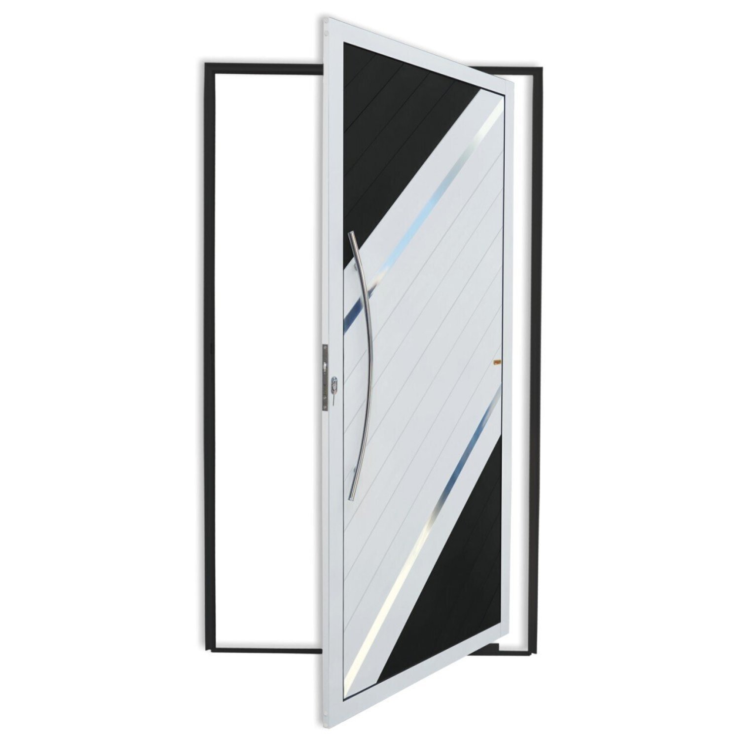 Porta Pivotante Lambril Duna com Puxador Super 210cm x 120cm Brimak - 1