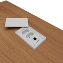 Ver imagem 3 de Estação Gerência Connect Ii Y37 Connect - Freijó/branco 6294