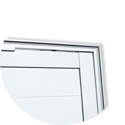 Porta de Alumínio Pivotante Lambri 210x100cm com Puxador Evolution Super Brimak - 3