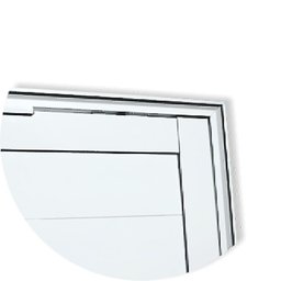 Porta Pivotante Lambril Evolution com Puxador Super 210cm x 100cm Brimak - 3