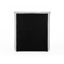Ver imagem 3 de Cabeceira Solteiro Ayla Estofada Linho 113cm x 125cm Cinza Casavee