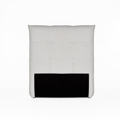 Cabeceira Estofada Ayla Cama Solteiro125 Cm X 113 Cm Cinza