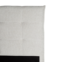 Ver imagem 4 de Cabeceira Solteiro Ayla Estofada Linho 113cm x 125cm Cinza Casavee