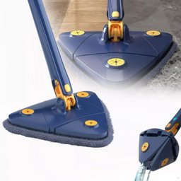 Mop Limpeza Triangulo Ajustável 360 Graus Rotativo Esfregão - 2