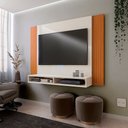 Ver imagem 2 de Painel Tokyo para Tv de até 43 Polegadas com 2 Nichos - Vianossa: Off White/ripado