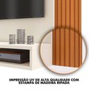 Ver imagem 4 de Painel Tokyo para Tv de até 43 Polegadas com 2 Nichos - Vianossa: Off White/ripado
