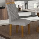 Ver imagem 1 de Cadeira para Mesa de Jantar 2 Unidades Larissa Madeira - Leifer