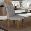 Ver imagem 1 de Cadeira para Mesa de Jantar 2 Unidades Larissa Madeira - Leifer