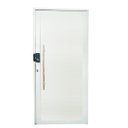 Ver imagem 3 de Porta Pivotante de Alumínio Branco Com Puxador com Fechadura Digital Linha Roma/Direita/ 210 x 120