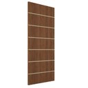 Ver imagem 1 de Kit 2 Portas de Madeira Frisada U.v 210cm X 90cm - R70ss:imbuia