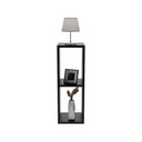 Ver imagem 2 de Mesa de Cabeceira Pequena 20x20x60cm Diamante Preto Quarto Sala