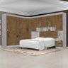 Dormitório Completo Georgia J&a Avelã / Jequitibá para Cama Box 1,38m Casal - 2