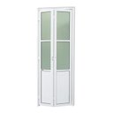 Ver imagem 1 de Porta de Alumínio Camarão 210x60cm com Vidro Boreal Linha 25 Brimak