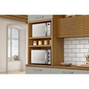 Ver imagem 5 de Módulo Cozinha Nesher Princesa Paneleiro Torre Quente 2fornos C/2pta e 1gav 70cm Freijo/off White-