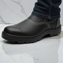 Ver imagem 5 de Botina de Segurança Bota Couro Bico de Ferro - Preto - 41 Br