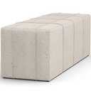 Ver imagem 7 de Puff Decorativo Living Sala de Estar 195 cm Roma W01 Linho Cru - Lyam Lyam Decor