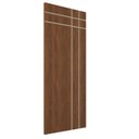 Ver imagem 1 de Porta de Madeira Frisada U.v 210cm X 90cm - R40t:imbuia