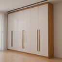 Ver imagem 5 de Guarda-Roupa Casal Magnus 6 Portas 3 Gavetas Cinamomo/Off White - Panorama Móveis