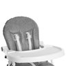 Cadeira de Alimentação Galzerano Portátil para Bebê de 0 até 15kg Alta Premium 5070 Grafite - 3