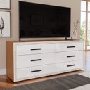 Ver imagem 1 de Cômoda com 6 Gavetas 150cm 240830 Linha Valência Politorno Móveis