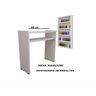Mesa Para Manicure c/Prateleira + Expositor de Esmaltes MDF-Branco 80x75 - 5