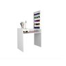 Mesa Para Manicure c/Prateleira + Expositor de Esmaltes MDF-Branco 80x75 - 1