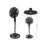 Ventilador de Coluna Turbo 110v 3 Velocidades 40cm Tyf - 5