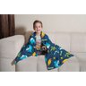Manta Fleece Infantil Sofá Summer Shark Lepper 1,25 x 1,50 m - 1