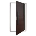 Ver imagem 1 de Porta de Alumínio Pivotante Lambril 210x120cm com Puxador Corten Super Visione Brimak