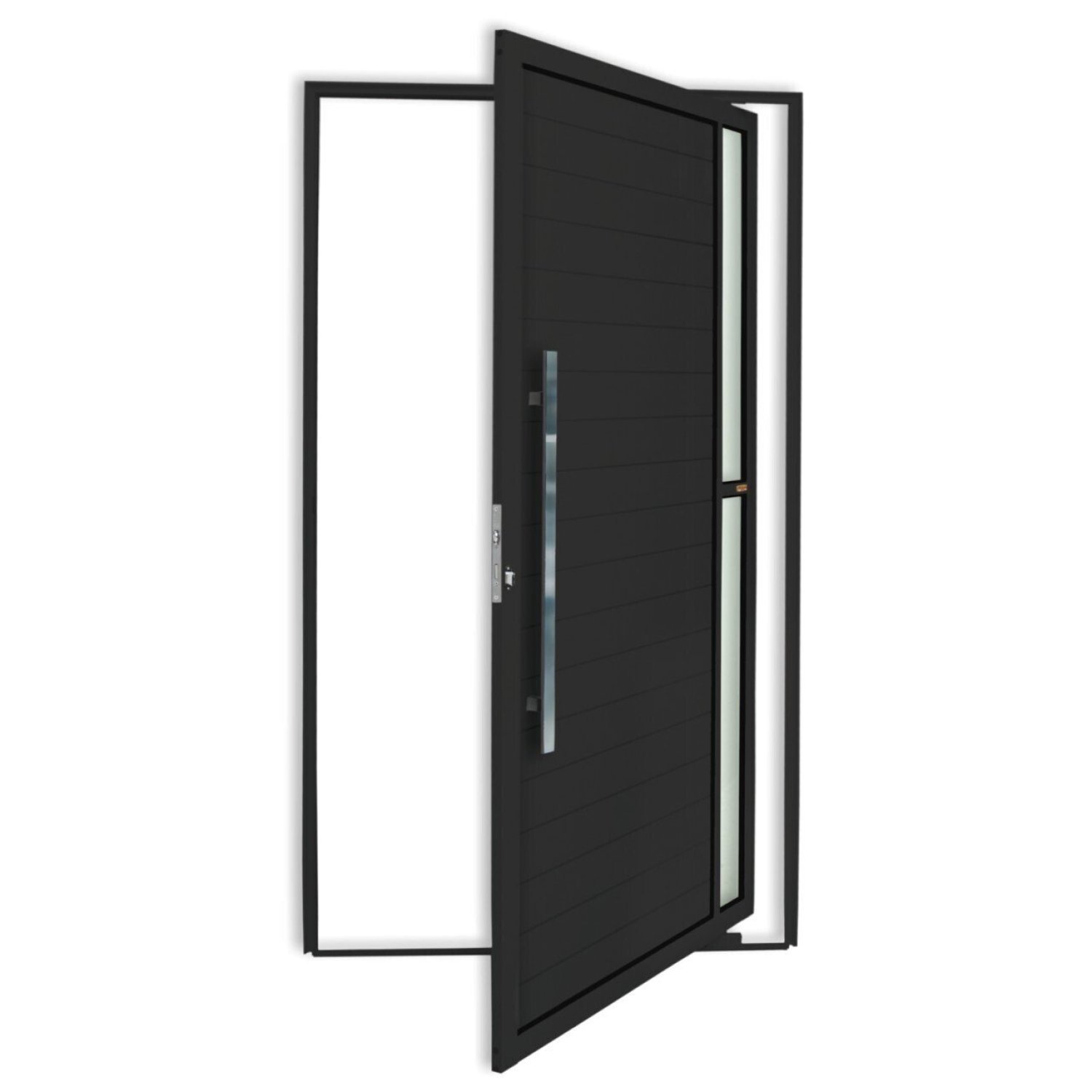 Porta Pivotante Lambril Visione com Puxador Super 210cm x 120cm Brimak - 1