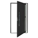 Ver imagem 1 de Porta Pivotante Lambril Visione com Puxador Super 210cm X 120cm Brimak