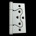 Ver imagem 3 de Kit 3 Peças Dobradiça Sobrepor 4x3 Aço Zincado sem Rebaixo