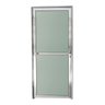 Porta de Alumínio e Vidro 210x80cm Anodizado Brilhante Super Brimak - 1