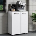 Ver imagem 2 de Balcao com Tampo 2 Portas 61 Cm Mdp Denver Branco Armoveis