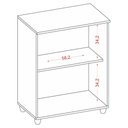 Ver imagem 4 de Balcao com Tampo 2 Portas 61 Cm Mdp Denver Branco Armoveis