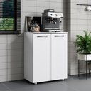 Ver mais imagens de Balcao com Tampo 2 Portas 61 Cm Mdp Denver Branco Armoveis