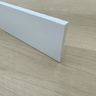 Rodapé 10cm Poliestireno Branco Liso - 2,4 Metros - 2