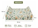 Ver imagem 4 de Trocador Anatômico Cômoda Impermeável Bebês Safari Ninos