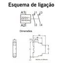Ver imagem 3 de 10 Chave Contator Bipolar 25a 2na 2 Polos Magnetico 220v Lect4000 Exatron