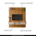 Ver imagem 4 de Painel Suspenso Ripado 1.8 Voi Mdp/mdf Cinamomo Mel G26 - Gran Belo