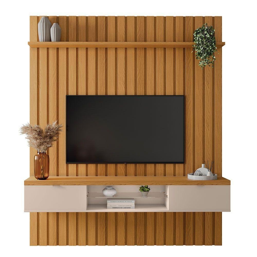 Painel Suspenso Ripado 1.8 Voi Mdp/mdf Cinamomo Mel G26 - Gran Belo - 5
