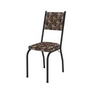 Ver imagem 3 de Kit 2 Cadeiras de Jantar em Aço Tubular 258 Sf Preto/mosaico Palha - Combo Stock