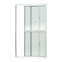 Ver imagem 1 de Porta de Alumínio Balcão 210x150cm 2 Folhas com Vidro Liso Super Brilhante Brimak