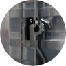 Porta Balcão 2 Folhas Super 25 Vidro Liso 210cm x 150cm Brimak - 2