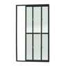 Porta Balcão 2 Folhas Super 25 Vidro Liso 210cm x 150cm Brimak - 1