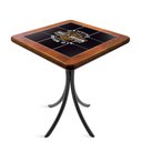 Ver imagem 2 de Cj Mesa Madeira Azulejo 60x60cm - Bistrô Fixa 78cm + 4 Cadeiras 43 - Natural - Harley Davidson Genui