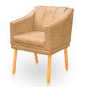 Ver imagem 5 de Poltrona Cadeira para Sala Confortável Moderna e Reforçada Mila Suede