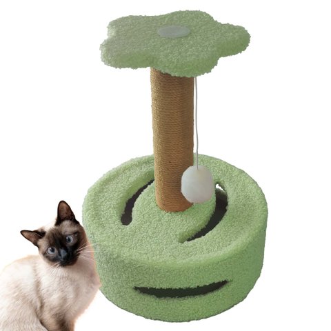 Arranhador para Gatos Bola Brincadeira Arranhar Brincar Pet Shop Sisal Descanso Escala Animal de Est